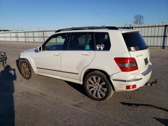 WDCGG8HB0CF846302 - 2012 MERCEDES-BENZ GLK 350 4MATIC WHITE photo 2