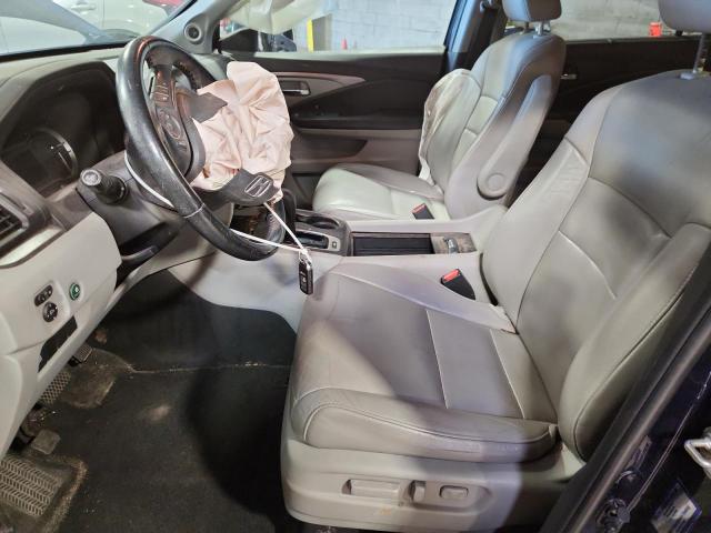 5FNYF6H8XGB086976 - 2016 HONDA PILOT EXL BLUE photo 7