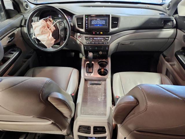 5FNYF6H8XGB086976 - 2016 HONDA PILOT EXL BLUE photo 8