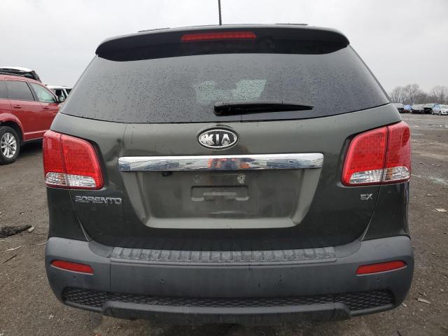 5XYKUCA68CG276555 - 2012 KIA SORENTO EX GREEN photo 6