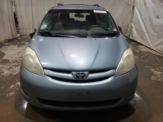 5TDZK23C37S016896 - 2007 TOYOTA SIENNA CE BLUE photo 5