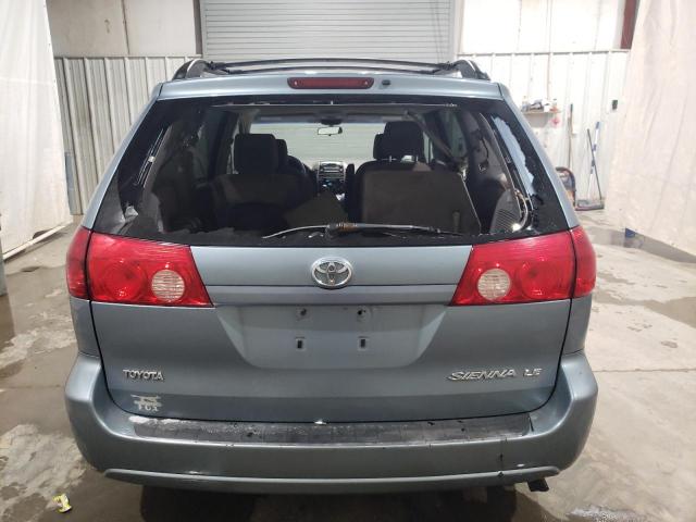 5TDZK23C37S016896 - 2007 TOYOTA SIENNA CE BLUE photo 6