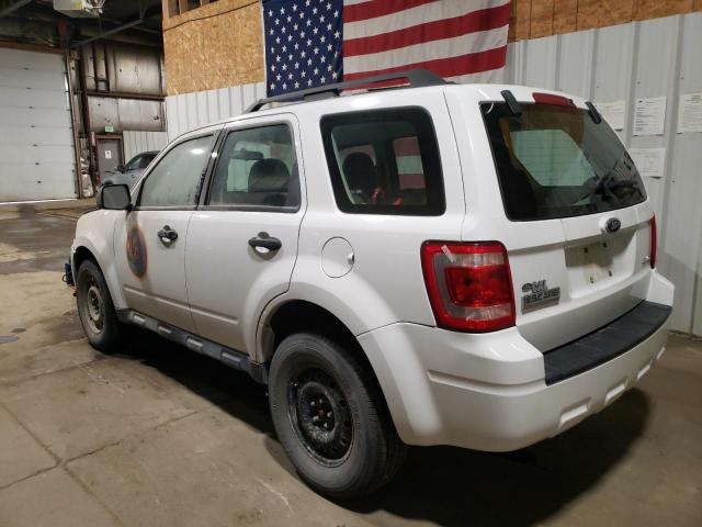 1FMCU92789KA38461 - 2009 FORD ESCAPE XLS 白色 照片 2