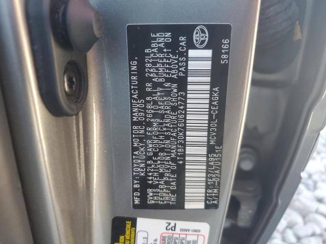 4T1BF30K76U624773 - 2006 TOYOTA CAMRY LE 棕色 照片 13