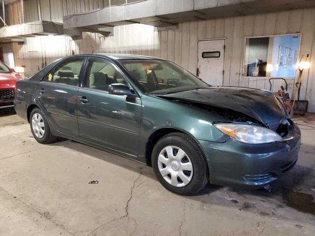 4T1BE32K82U626185 - 2002 TOYOTA CAMRY LE GREEN photo 4