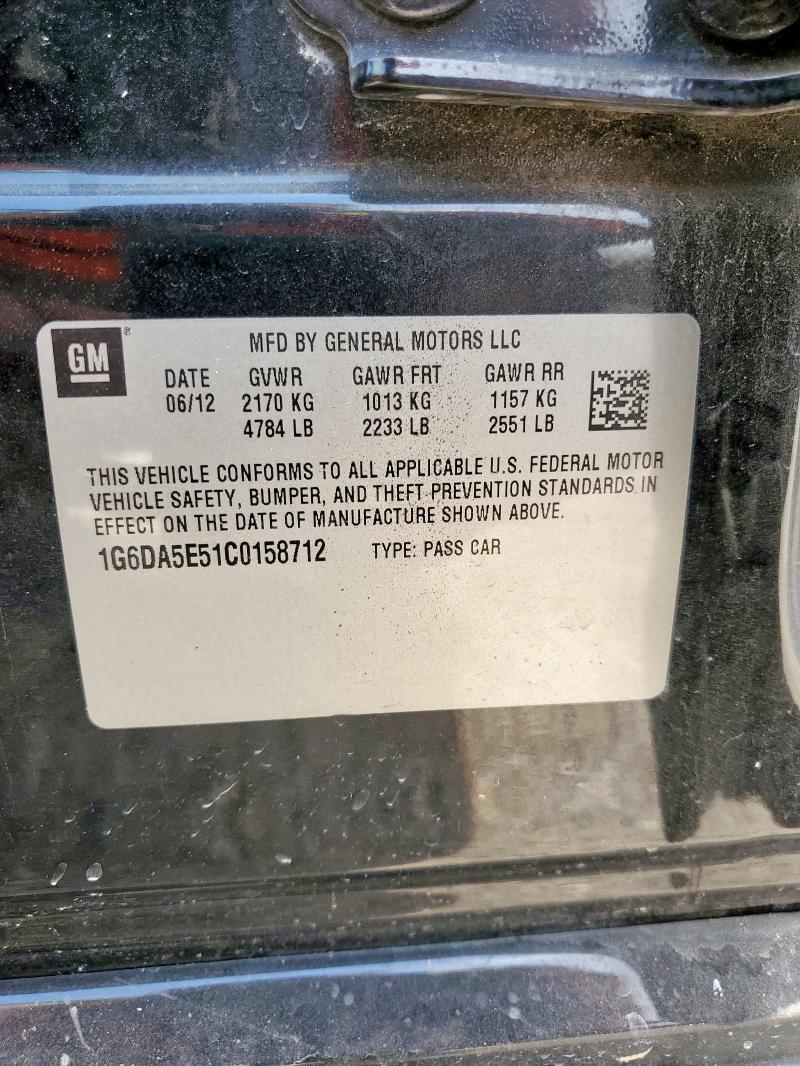 1G6DA5E51C0158712 - 2012 CADILLAC CTS Qara foto 13