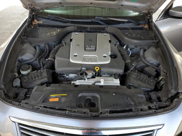 JN1CV6APXDM713650 - 2013 INFINITI G37 BASE GRAY photo 11