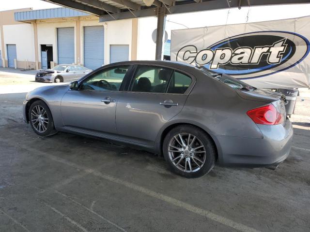 JN1CV6APXDM713650 - 2013 INFINITI G37 BASE GRAY photo 2