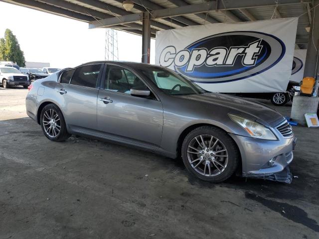 JN1CV6APXDM713650 - 2013 INFINITI G37 BASE GRAY photo 4