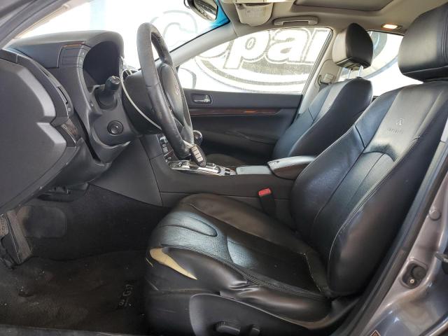 JN1CV6APXDM713650 - 2013 INFINITI G37 BASE GRAY photo 7