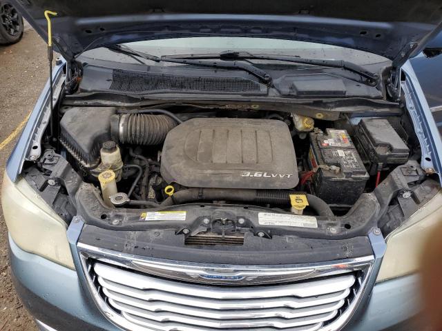 2A4RR5DG9BR702452 - 2011 CHRYSLER TOWN & COU TOURING BLUE photo 12