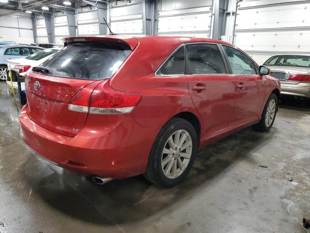 4T3ZA3BB9CU058970 - 2012 TOYOTA VENZA LE RED photo 3