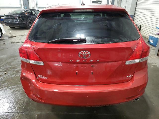 4T3ZA3BB9CU058970 - 2012 TOYOTA VENZA LE RED photo 6