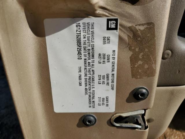 1G1ZT62885F294510 - 2005 CHEVROLET MALIBU MAXX LS 金色 照片 13