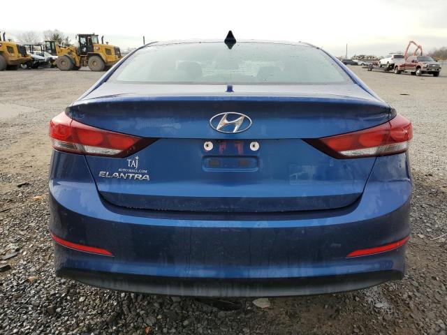 5NPD84LF3HH177609 - 2017 HYUNDAI ELANTRA SE BLUE photo 6