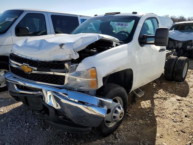 1GB3CZCG9EF142101 - 2014 CHEVROLET SILVERADO C3500 WHITE photo 1