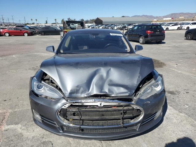 5YJSA1CN7DFP21684 - 2013 TESLA MODEL S GRAY photo 5