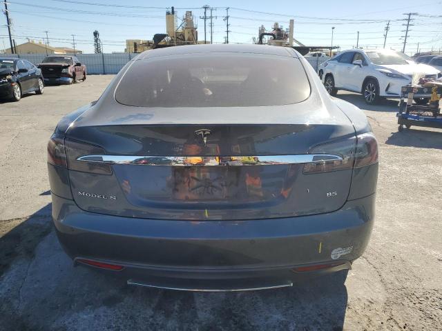 5YJSA1CN7DFP21684 - 2013 TESLA MODEL S GRAY photo 6