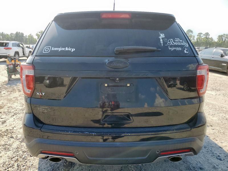 1FM5K7D86JGB17157 - 2018 FORD EXPLORER XLT 黑色 照片 6