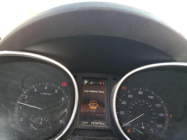 5XYZUDLB0HG407547 - 2017 HYUNDAI SANTA FE SPORT SILVER photo 9