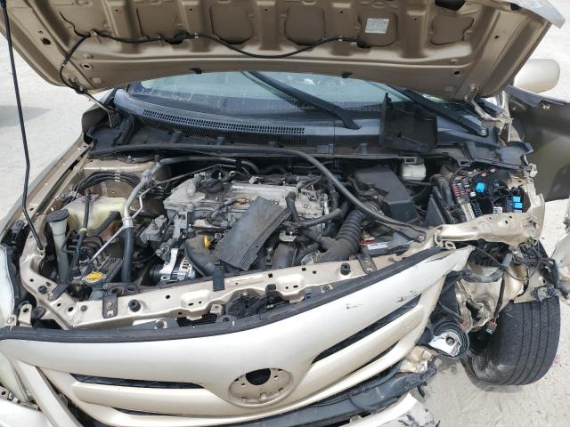 5YFBU4EE4CP013515 - 2012 TOYOTA COROLLA BASE Золотой фото 11