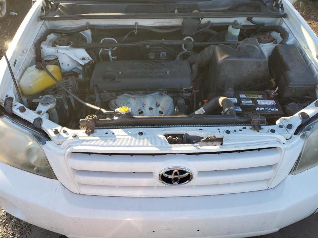 JTEGD21A460148971 - 2006 TOYOTA HIGHLANDER WHITE photo 11