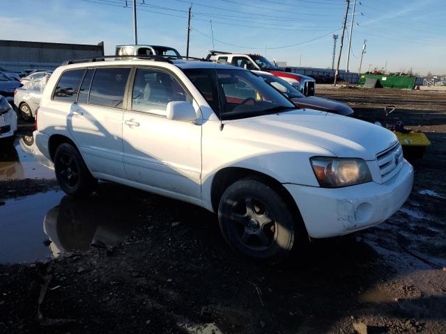 JTEGD21A460148971 - 2006 TOYOTA HIGHLANDER WHITE photo 4