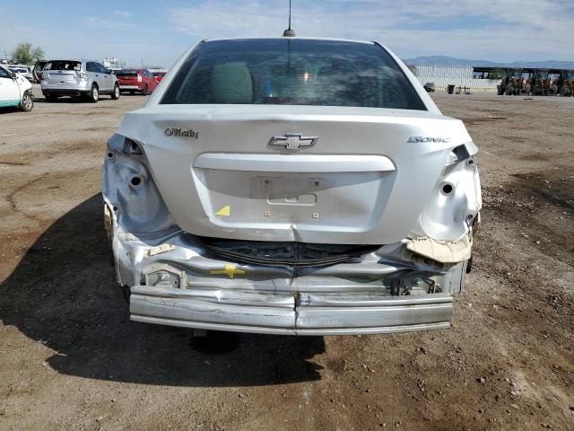 1G1JA5SH2F4130793 - 2015 CHEVROLET SONIC LS SILVER photo 6