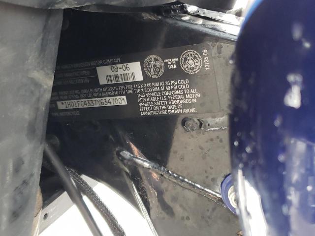 1HD1FC4337Y634700 - 2007 HARLEY-DAVIDSON FLHTCUI 双色 照片 10