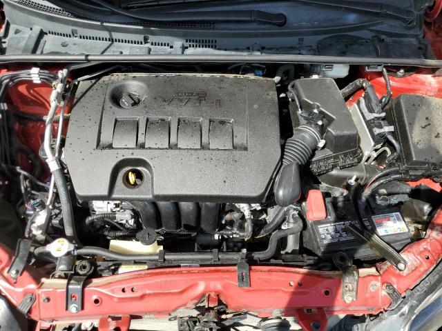 5YFBURHE6KP932164 - 2019 TOYOTA COROLLA L 红色 照片 11