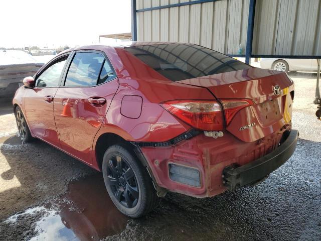 5YFBURHE6KP932164 - 2019 TOYOTA COROLLA L 红色 照片 2