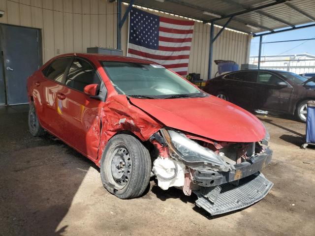 5YFBURHE6KP932164 - 2019 TOYOTA COROLLA L 红色 照片 4