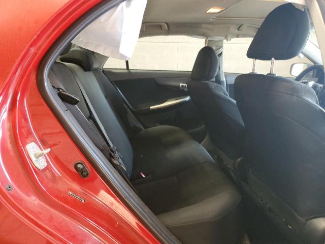 2T1BU4EE9BC701508 - 2011 TOYOTA COROLLA BASE RED photo 10