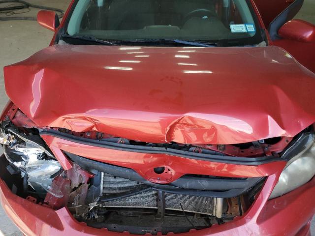2T1BU4EE9BC701508 - 2011 TOYOTA COROLLA BASE RED photo 11