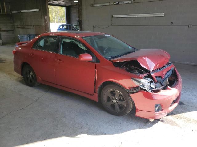 2T1BU4EE9BC701508 - 2011 TOYOTA COROLLA BASE RED photo 4