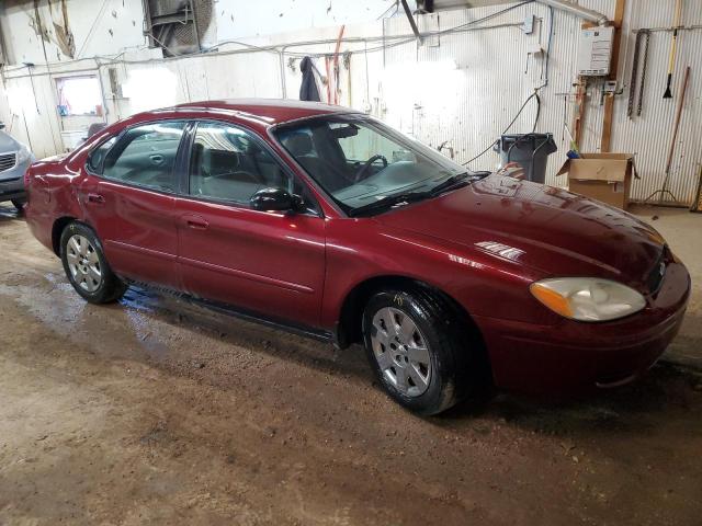 1FAHP53U85A269588 - 2005 FORD TAURUS SE MAROON photo 4