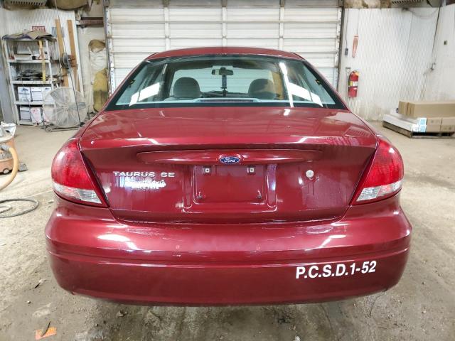 1FAHP53U85A269588 - 2005 FORD TAURUS SE MAROON photo 6