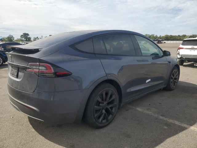 7SAXCBE5XNF363925 - 2022 TESLA MODEL X GRAY photo 3