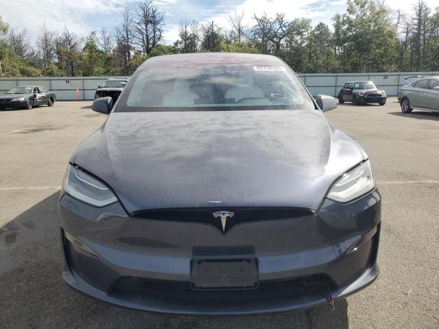 7SAXCBE5XNF363925 - 2022 TESLA MODEL X GRAY photo 5