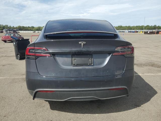 7SAXCBE5XNF363925 - 2022 TESLA MODEL X GRAY photo 6