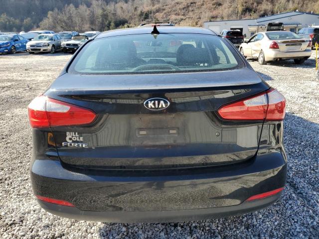 KNAFK4A69F5437146 - 2015 KIA FORTE LX BLACK photo 6