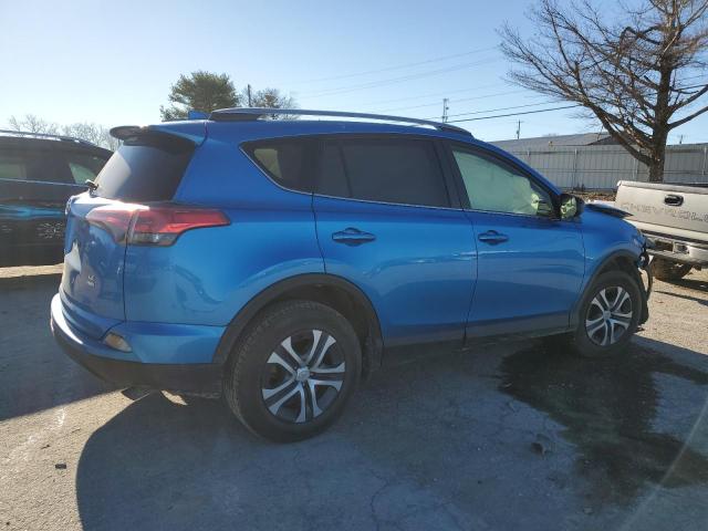 JTMBFREV8JJ739760 - 2018 TOYOTA RAV4 LE BLUE photo 3