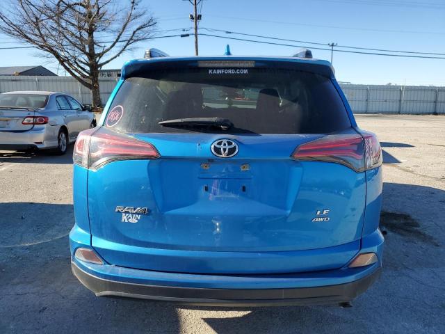 JTMBFREV8JJ739760 - 2018 TOYOTA RAV4 LE BLUE photo 6