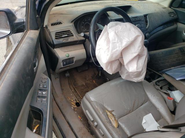 2HKRM4H74DH660068 - 2013 HONDA CR-V EXL BLUE photo 8