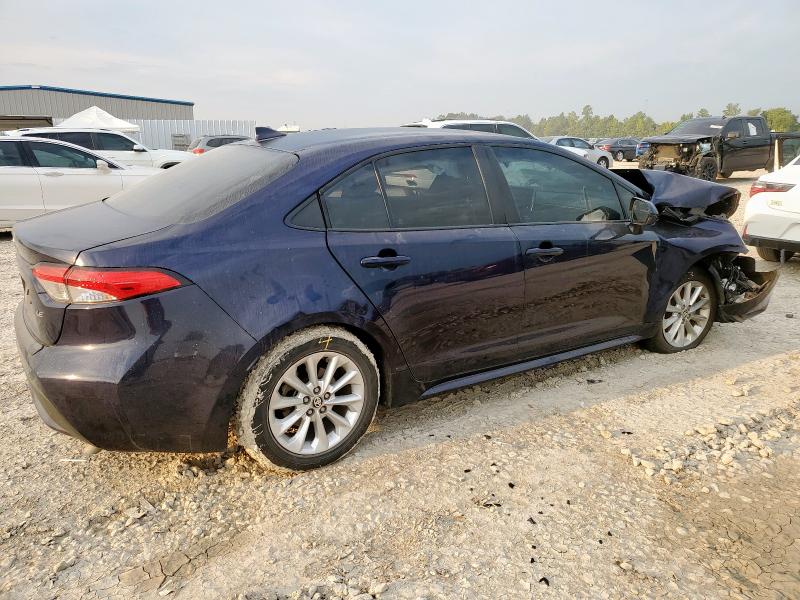 5YFVPMAE2MP212414 - 2021 TOYOTA COROLLA LE ლურჯი ფოტო 3