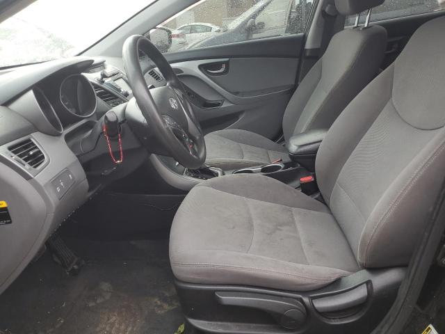 KMHDH4AE2EU034674 - 2014 HYUNDAI ELANTRA SE BLACK photo 7