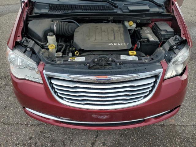 2C4RC1BG5FR537671 - 2015 CHRYSLER TOWN & COU TOURING BURGUNDY photo 12