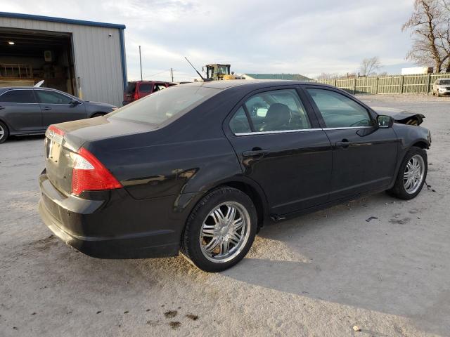 3FAHP0JA6BR153996 - 2011 FORD FUSION SEL BLACK photo 3