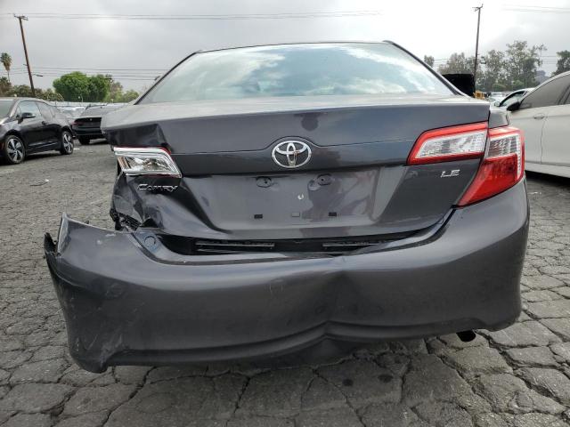 4T4BF1FK8CR245603 - 2012 TOYOTA CAMRY BASE ნაცრისფერი ფოტო 6