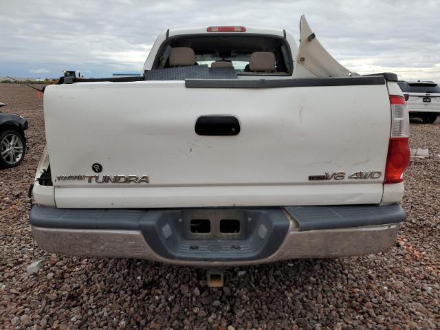 5TBDT441X4S447143 - 2004 TOYOTA TUNDRA DOUBLE CAB SR5 WHITE photo 6